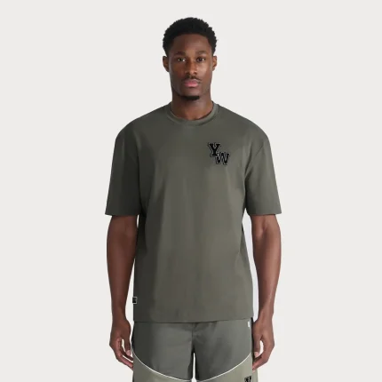 BASKETBALL TEE KHAKI (1)
