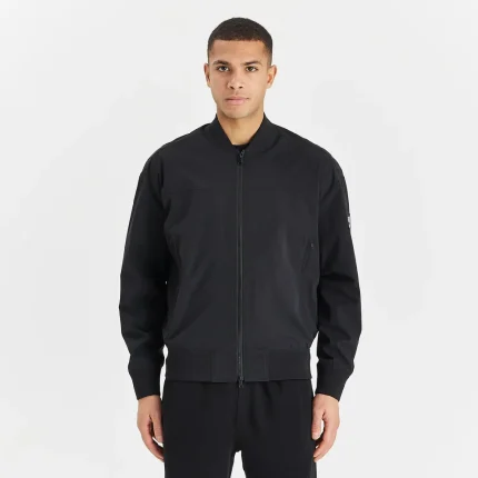 LIGHTWEIGHT BOMBER JACKET BLACK (1)
