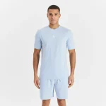LOUNGEWEAR SET BABY BLUE WHITE (1)