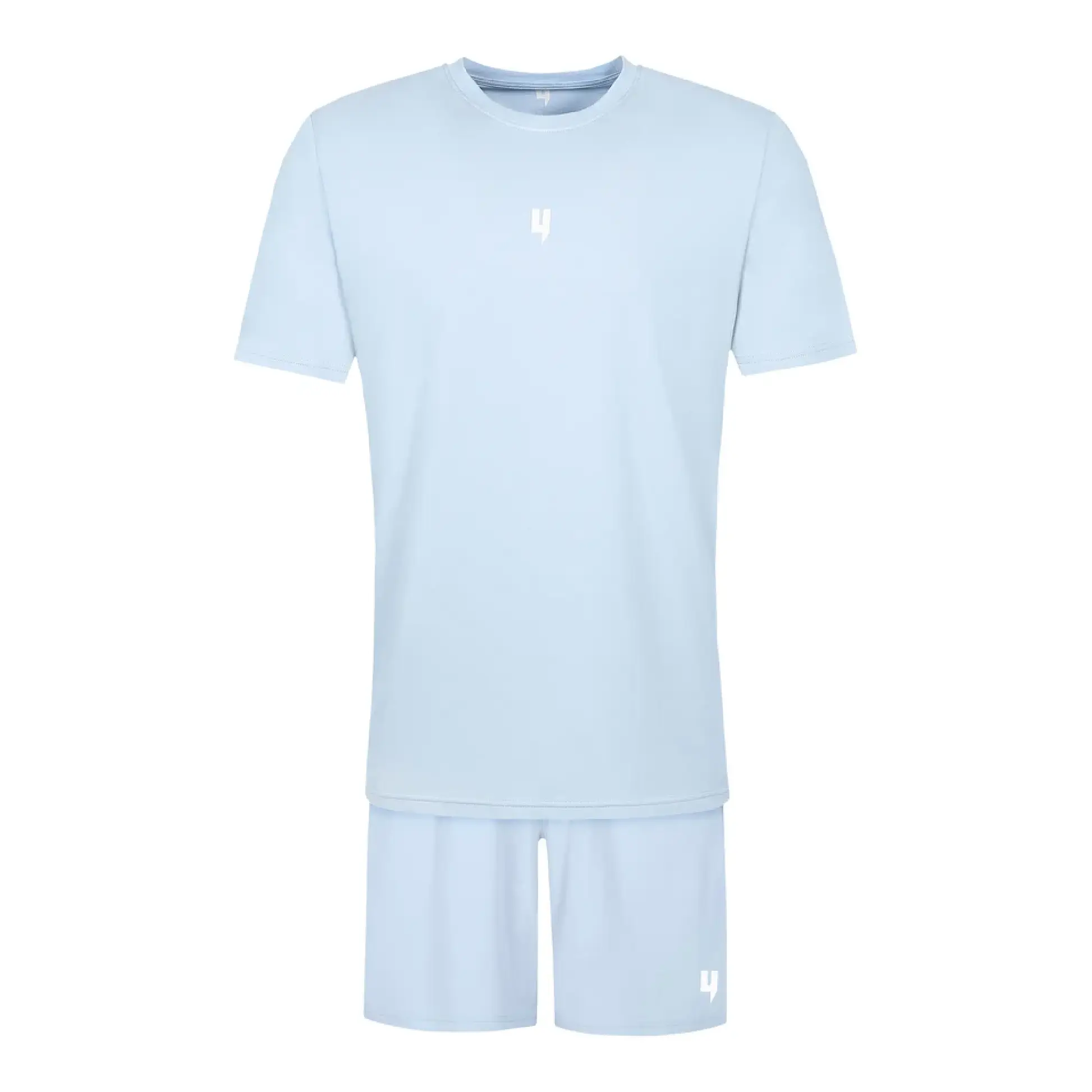 LOUNGEWEAR SET BABY BLUE WHITE LOUNGEWEAR SET BABY BLUE WHITE