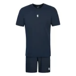 LOUNGEWEAR SET NAVY WHITE