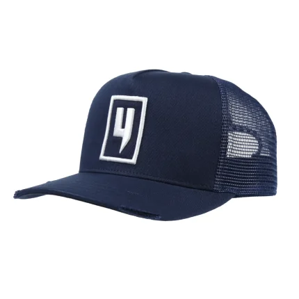 OUTLINE BOX LOGO CAP NAVY WHITE