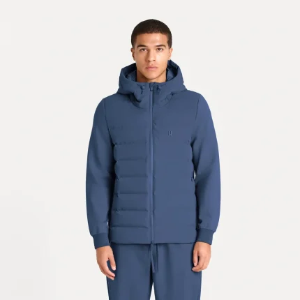 QUILTED PANEL JACKET BLUE (1)
